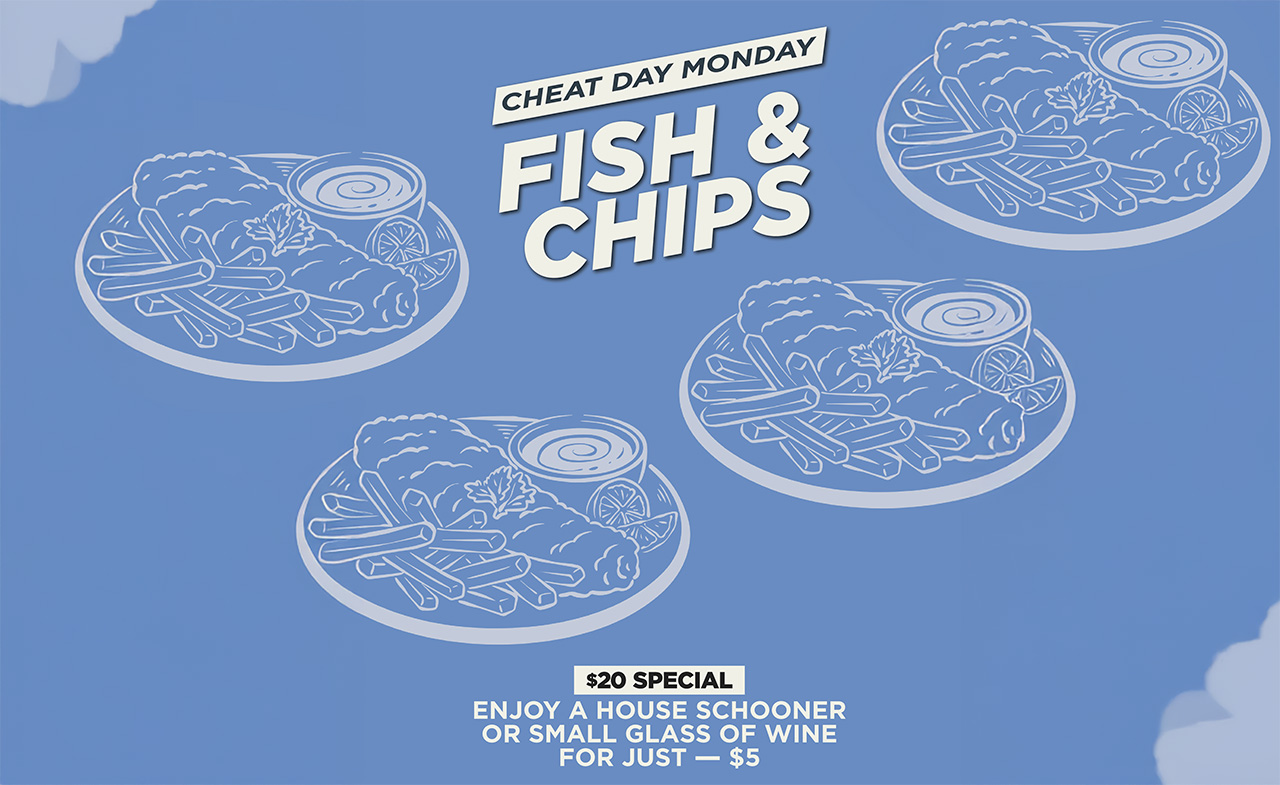Lunch Special - Fish & Chips - Mondays