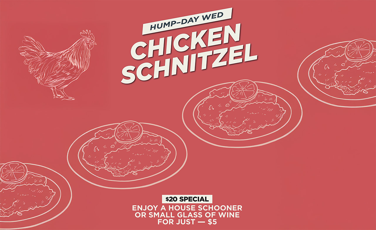 Lunch Special - Chicken Schnitzel - Wednesday