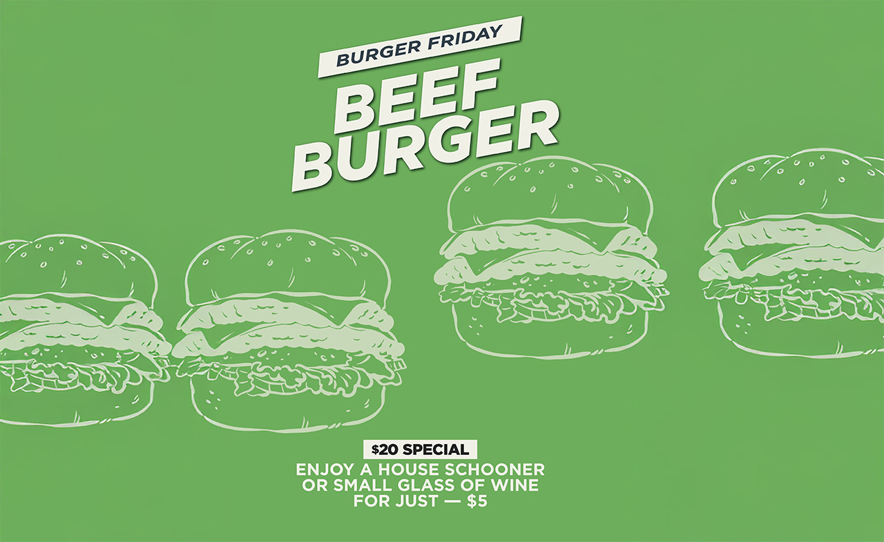 Lunch Special - Beef Burger - Friday
